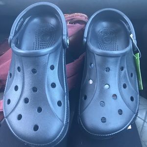 Black crocs